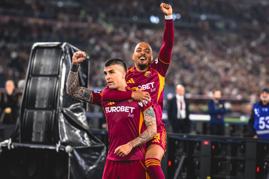 Mancini Malen AS Roma v ACF Fiorentina - Serie A