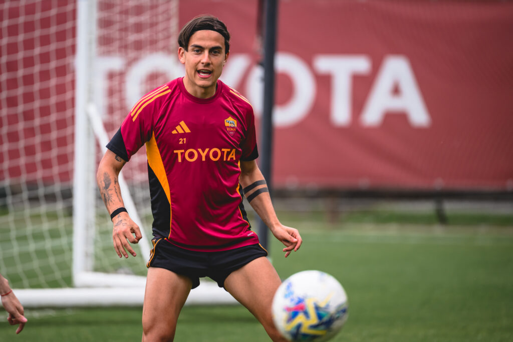 dybala AS Roma Training Session
